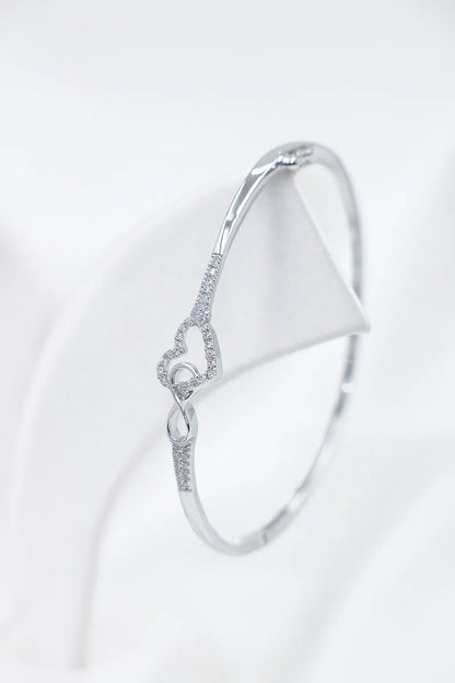 Infinity Heart Bracelet – S925 Sterling Silver