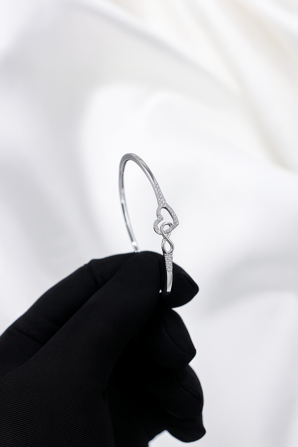 Infinity Heart Bracelet – S925 Sterling Silver